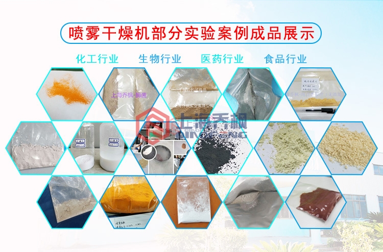 实验案例喷雾干燥机物料 实验案例喷雾干燥机物料