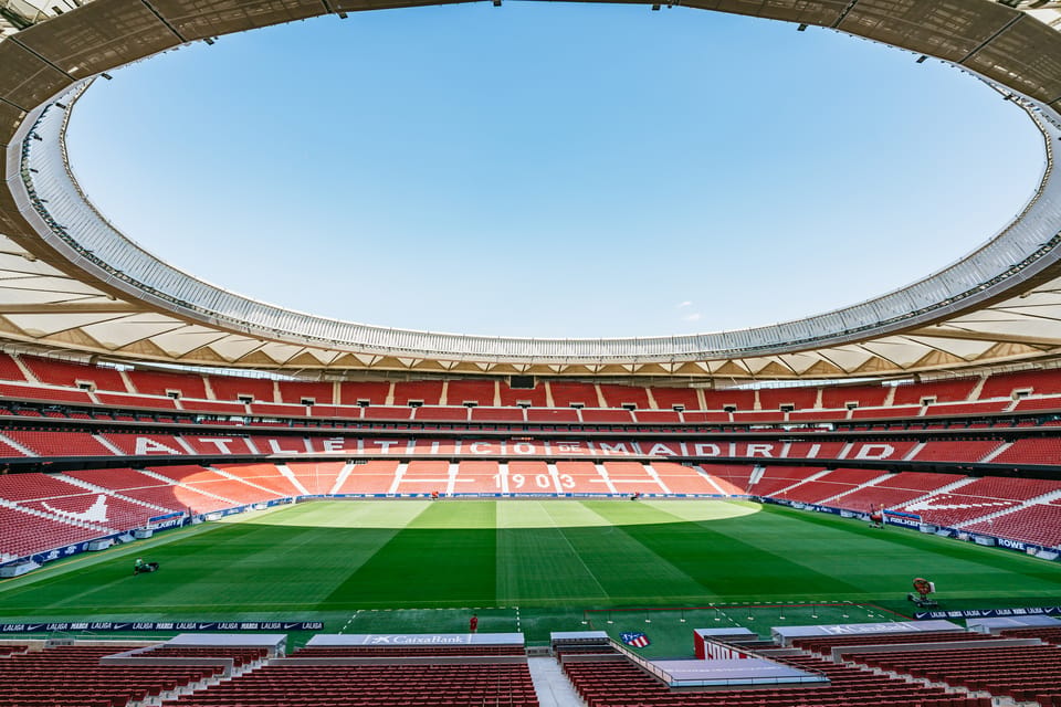 Madrid: Atlético de Madrid Stadium Entry - Elite Stadium seating: presidential sightlines and Champions League stage energy