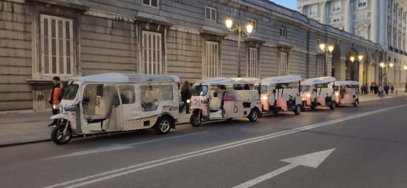 Madrid: City Tours - 6 seats private ecological tuk tuk - Toward the City’s Brain: Tirso, Letras, and the Congress Area