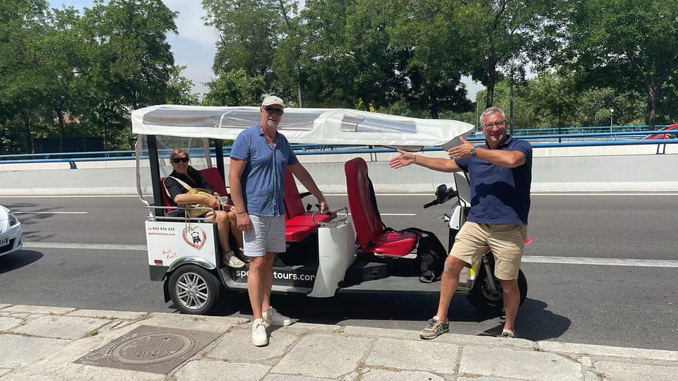 Madrid: Discover the Magic of This City by Tuk Tuk - Included vs not included: plan your day accordingly