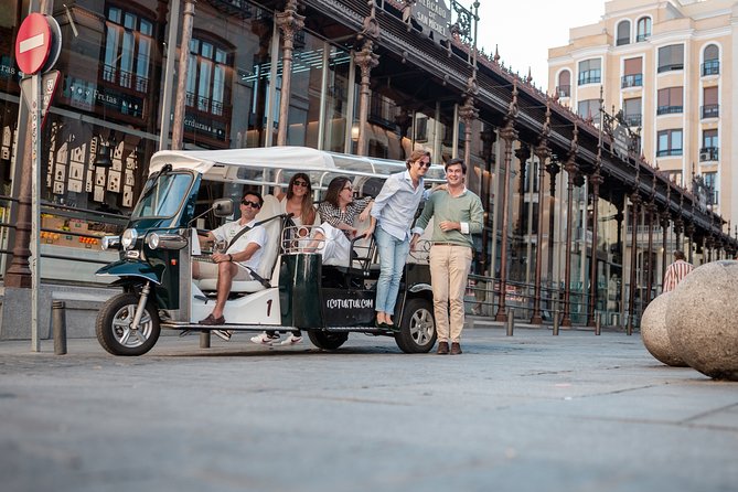 Madrid Expert Plus Tour with Local Guide in Eco Tuk Tuk Private - Eco Tuk Tuk in Madrid: fast, covered, and built for getting your bearings