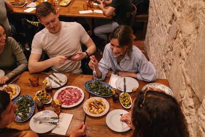 Madrid Food Walking Tour with Tapas and Vermouth - Cava de San Miguel: chorizo-stuffed garlic mushrooms plus tinto de verano