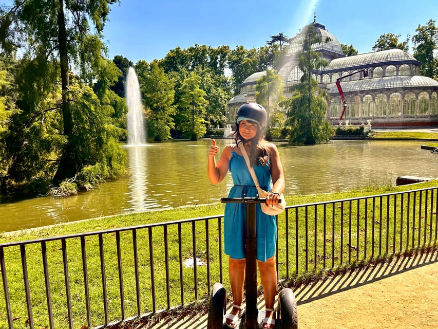 Madrid: Iconic Retiro Park Segway Tour - Palacio de Cristal: the glass building that looks like it floats