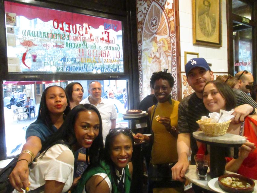 Madrid: Old Madrid Walking Food and Wine Tour - Starting at Puerta del Sol with a Red Umbrella