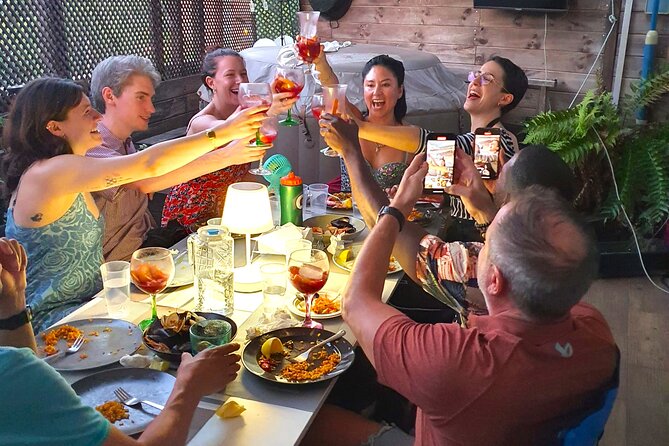 Madrid: Paella & Sangria Classes- Seafood, Chicken & Vegan option - The Liquor Tasting Finish and the Coffee or Tea Reset