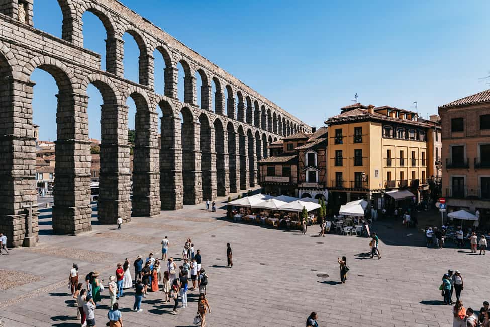 Madrid: Toledo & Segovia Full Day Guided Tour with Alcázar - Segovia’s highlights: Roman aqueduct first, then cathedral zone