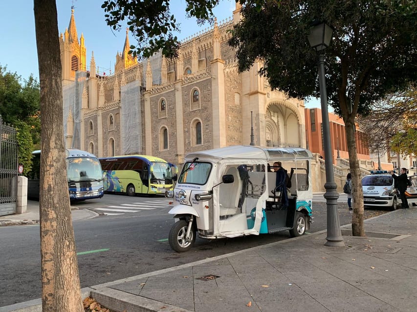 Madrid Tuk Tuk Welcoming Tour - Calle Mayor to San Miguel: Old Madrid, Photo-Ready Stops