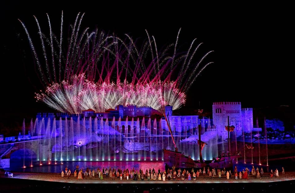 Puy du Fou España "El Sueño de Toledo" Night Show - A nighttime show that makes 1,500 years feel close